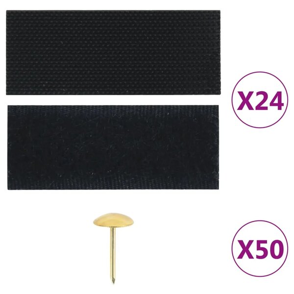 Zastori protiv insekata 2 kom s magnetima 220 x 110 cm crni - 220 x 110 cm 220 x 110 cm