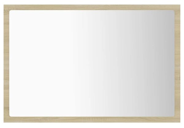 LED kupaonsko ogledalo boja hrasta sonome 60x8 5x37 cm akrilno - sonoma hrast 1 Sonoma hrast
