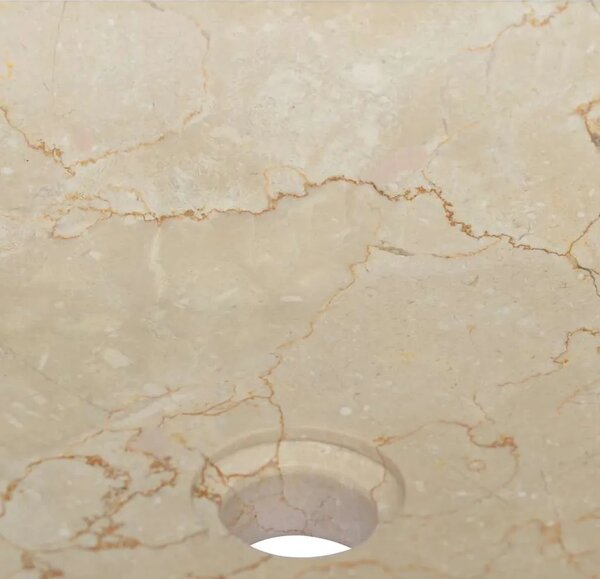Lavabo - Umivaonik krem 40 x 40 x 10 cm mramorni - Krema Krema