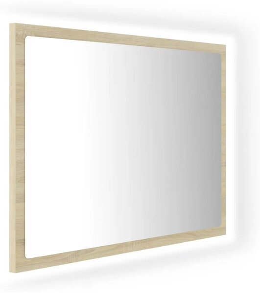 LED kupaonsko ogledalo boja hrasta sonome 60x8 5x37 cm akrilno - sonoma hrast 1 Sonoma hrast