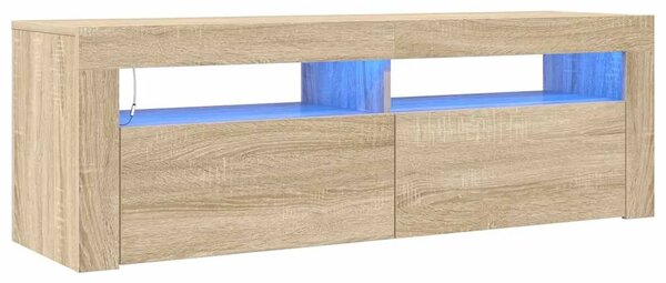 TV ormarić s LED svjetlima boja hrasta sonome 120 x 35 x 40 cm - sonoma hrast 1 Sonoma hrast