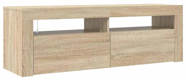 TV ormarić s LED svjetlima boja hrasta sonome 120 x 35 x 40 cm - sonoma hrast 1 Sonoma hrast