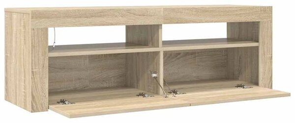 TV ormarić s LED svjetlima boja hrasta sonome 120 x 35 x 40 cm - sonoma hrast 1 Sonoma hrast