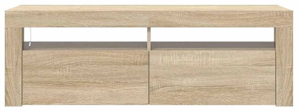 TV ormarić s LED svjetlima boja hrasta sonome 120 x 35 x 40 cm - sonoma hrast 1 Sonoma hrast