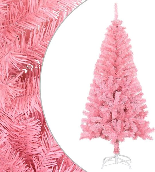 Umjetno božićno drvce sa stalkom ružičasto 150 cm PVC - Ružičasta 150 cm 1 1