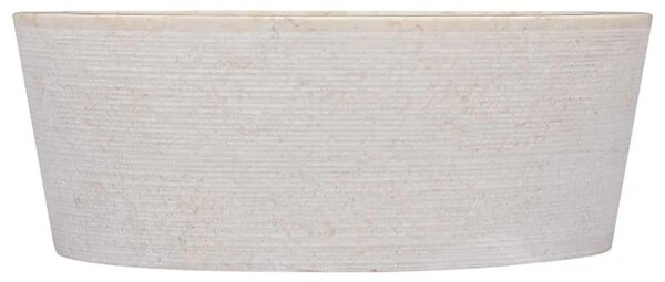 Lavabo - Umivaonik krem Ø 40 x 15 cm mramorni - Krema Krema