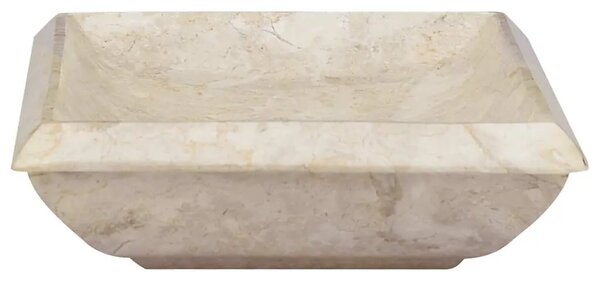 Lavabo - Umivaonik krem boje 50 x 35 x 10 cm mramorni - Krema Krema