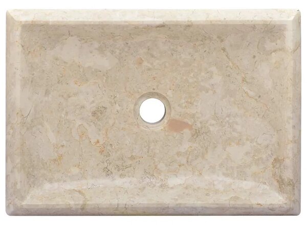 Lavabo - Umivaonik krem boje 50 x 35 x 10 cm mramorni - Krema Krema