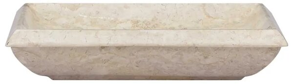 Lavabo - Umivaonik krem boje 50 x 35 x 10 cm mramorni - Krema Krema