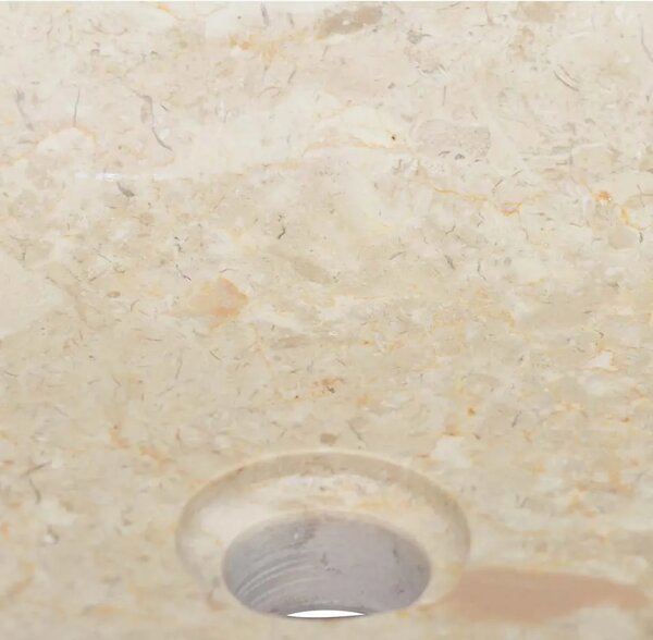 Lavabo - Umivaonik krem boje 50 x 35 x 10 cm mramorni - Krema Krema