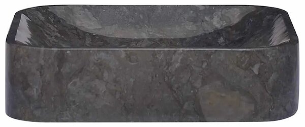 Lavabo - Umivaonik crni 40 x 40 x 10 cm mramorni - Crna Crna