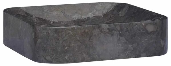Lavabo - Umivaonik crni 40 x 40 x 10 cm mramorni - Crna Crna