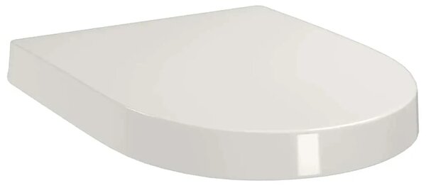 Daska za wc - Toaletna daska s mekim zatvaranjem bijela četvrtasta - Bijela 46 x 36 cm(60 - 200 mm) 1 Bijela