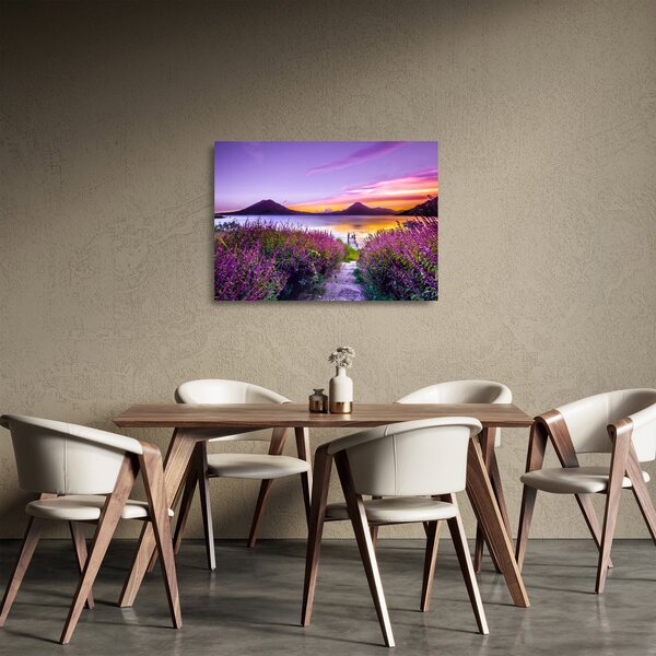 Staklena slika jezera (70x50 cm)
