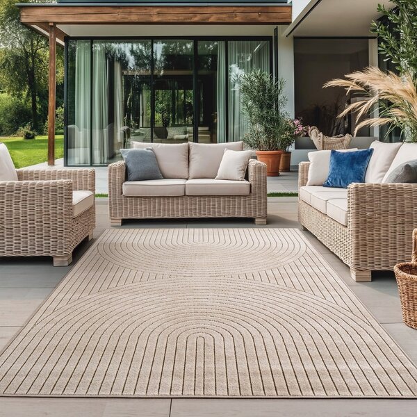 Bež unutarnji i vanjski tepih 120x170 cm Nova 1201 – Ayyildiz Carpets