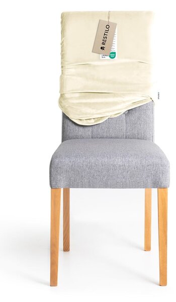 Krem rastezljive presvlake 4 kom za stolicu 48 cm Sento – Restilo