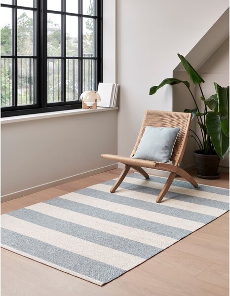 Svijetlo plava/krem unutarnja i vanjska staza 70x225 cm Bob Blue Fog – Pappelina