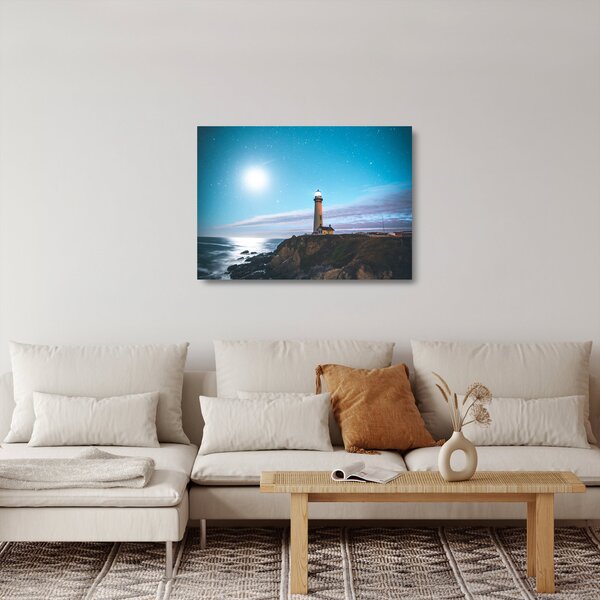 Staklena slika svjetionika (70x50 cm)