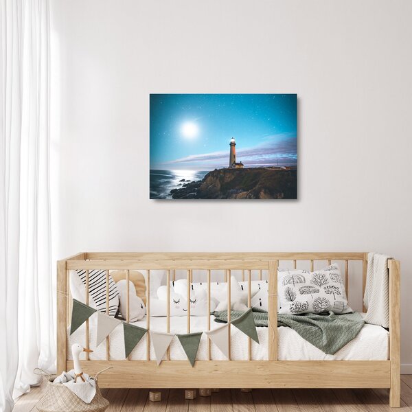 Staklena slika svjetionika (70x50 cm)
