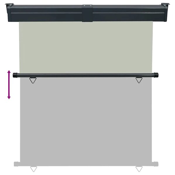 Balkonska bočna tenda 175 x 250 cm siva - Siva 175 x 250 cm 1 Siva