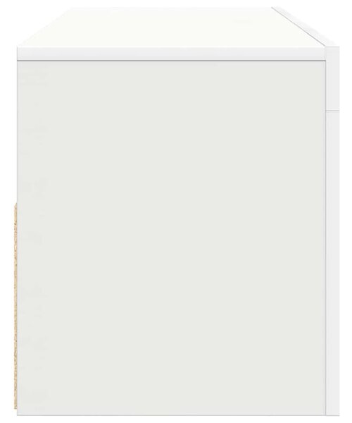 TV ormarić s LED svjetlima bijeli 120 x 35 x 40 cm - Bijela 1 Bijela