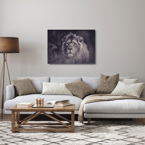 Staklena slika lava (70x50 cm)