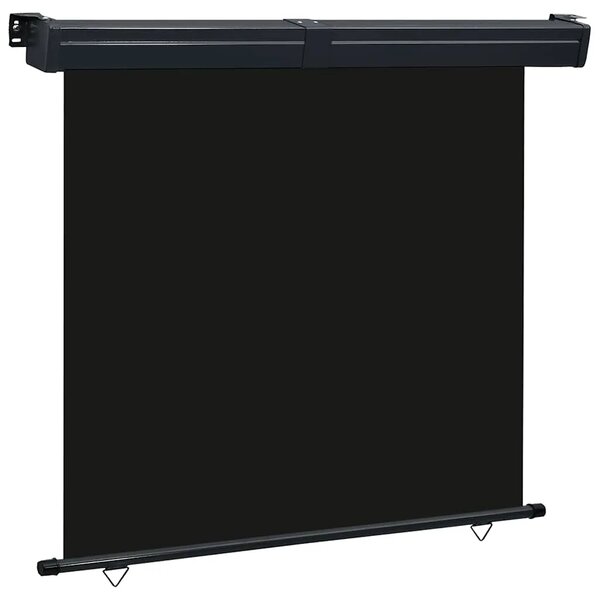 Balkonska bočna tenda 175 x 250 cm crna - Crna 175 x 250 cm 1 Crna