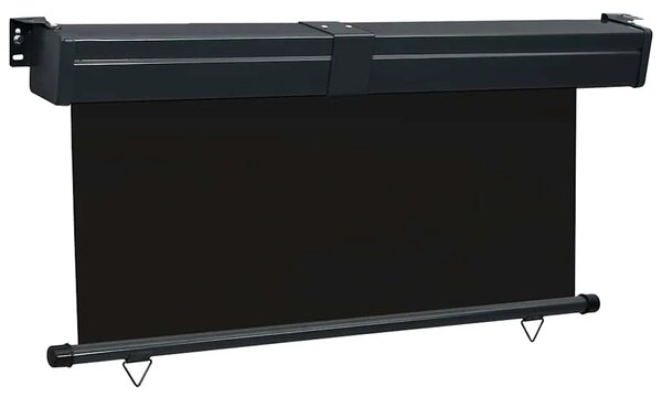 Balkonska bočna tenda 175 x 250 cm crna - Crna 175 x 250 cm 1 Crna