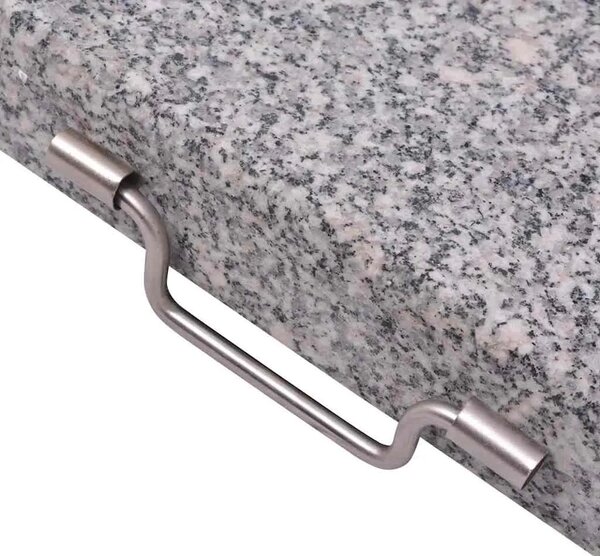 Stalak za suncobran 45 cm - Siva 1 s transportnim kotačićima Siva