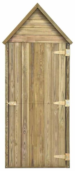 Vrtna kućica za alat od impregnirane borovine 69 5x32x178 cm - 69 5 x 32 x 178 cm 69 69 5 x 32 x 178 cm