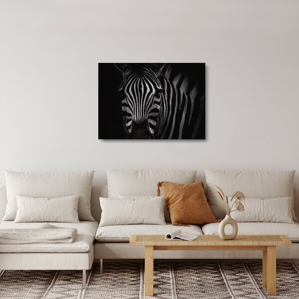 Staklena slika zebre (70x50 cm)