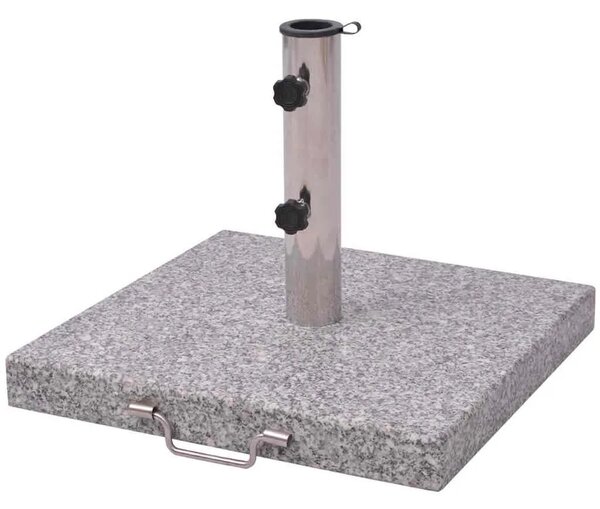 Stalak za suncobran 45 cm - Siva 1 s transportnim kotačićima Siva