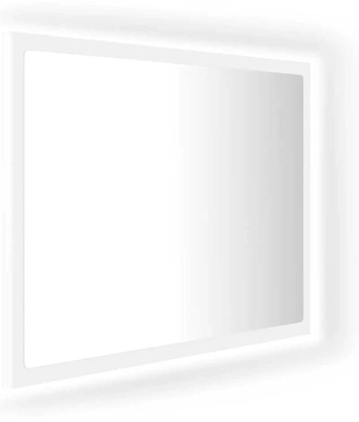 LED kupaonsko ogledalo bijelo 60 x 8 5 x 37 cm akrilno - Bijela 1 Bijela