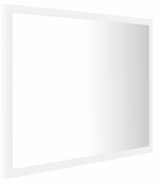 LED kupaonsko ogledalo bijelo 60 x 8 5 x 37 cm akrilno - Bijela 1 Bijela