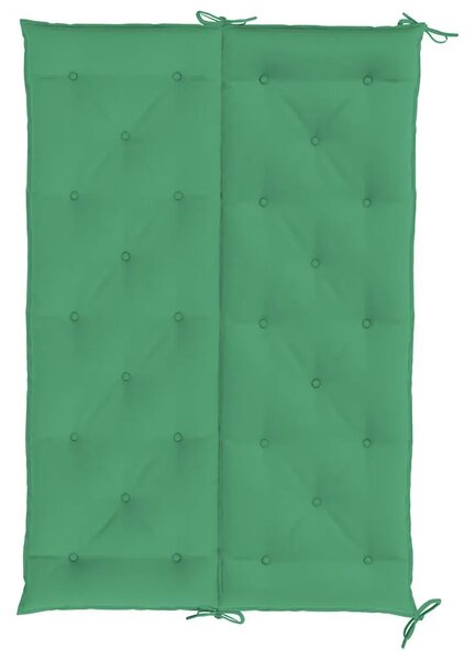 Jastuk za vrtnu klupu zeleni 150x(50+50)x7 cm od tkanine Oxford - Zelena 150 cm 2 Zelena