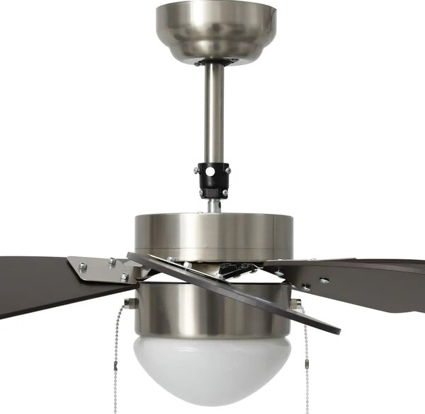 Stropni ventilator sa svjetlom 76 cm tamnosmeđi - Tamno smeđa Tamno smeđa