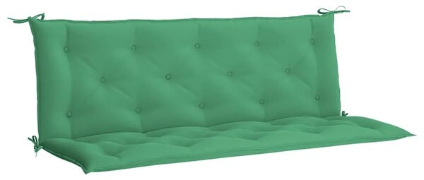 Jastuk za vrtnu klupu zeleni 150x(50+50)x7 cm od tkanine Oxford - Zelena 150 cm 2 Zelena