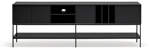 Crna TV komoda 220x74x45 cm Platt – Teulat