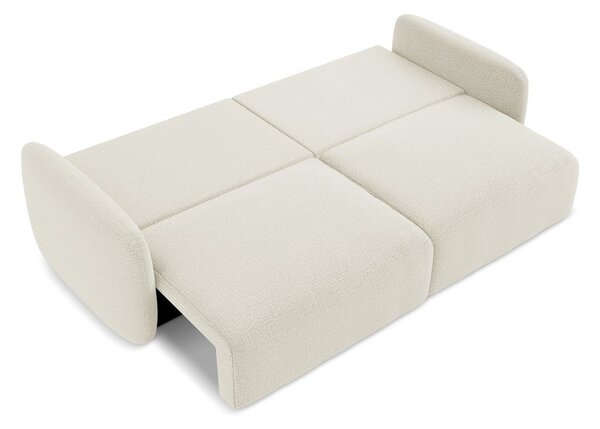 Krem sklopiva/s prostorom za odlaganje sofa 238 cm Kalena – Makamii