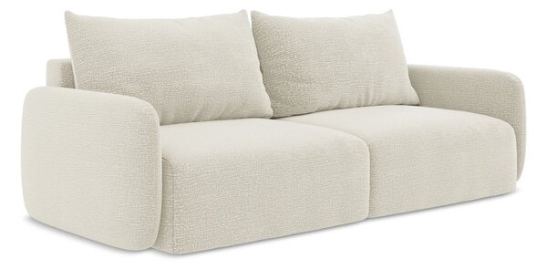 Krem sklopiva/s prostorom za odlaganje sofa 238 cm Kalena – Makamii