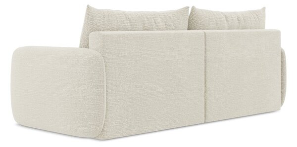 Krem sklopiva/s prostorom za odlaganje sofa 238 cm Kalena – Makamii