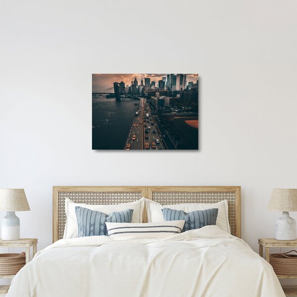 Staklena slika Manhattana (70x50 cm)