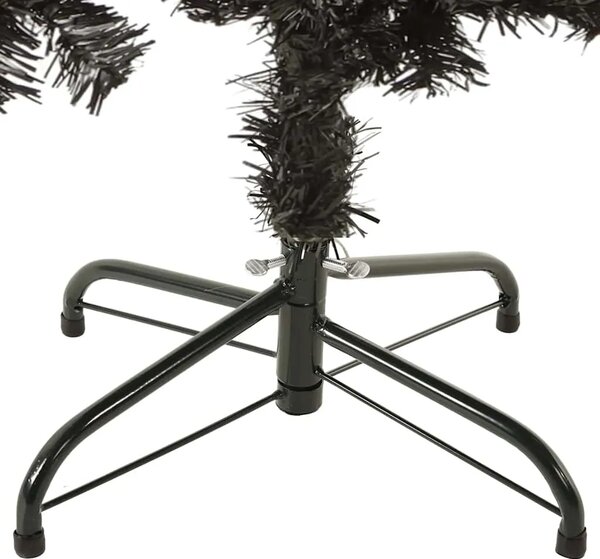 Usko božićno drvce crno 150 cm - Crna 150 x 43 cm 1 1
