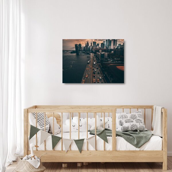 Staklena slika Manhattana (70x50 cm)