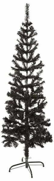 Usko božićno drvce crno 150 cm - Crna 150 x 43 cm 1 1