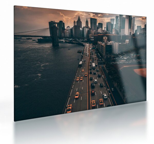 Staklena slika Manhattana (70x50 cm)