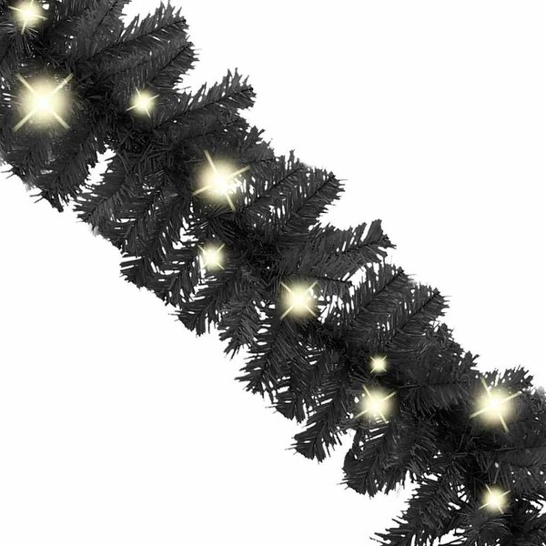 Božićna girlanda s LED svjetlima 10 m crna - Crna 10 m 1 1