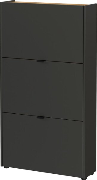 Antracitno sivi preklopni ormarić za cipele 71x127x22 cm Ameca – Germania