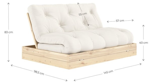 Zelena sklopiva sofa 145 cm Flip – Karup Design