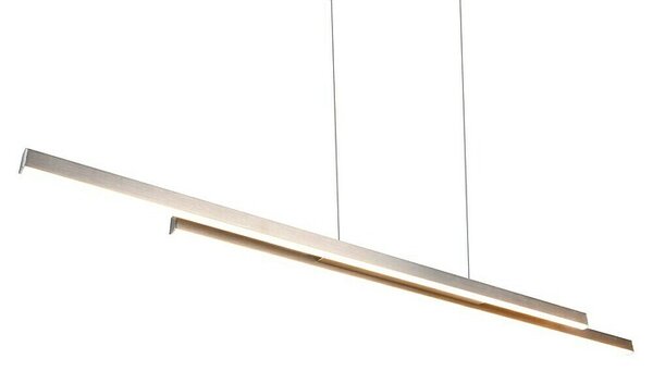 Reality Leuchten Viseća LED svjetiljka Odio (22 W, D x Š x V: 8,5 x 110 x 150 cm, Srebrna, Topla bijela)